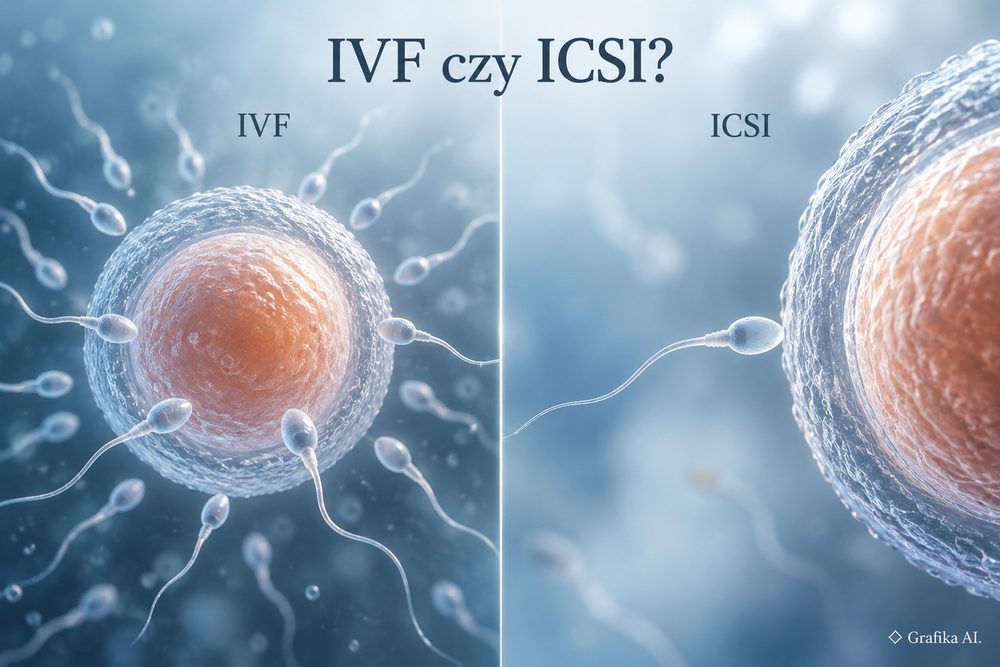 Porównanie zapłodnienia IVF i ICSI